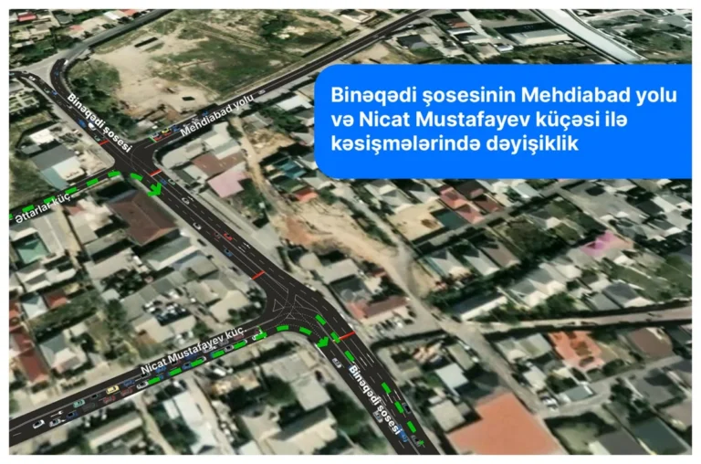 Binəqədidə yol hərəkətinin təşkili dəyişir - VİDEO