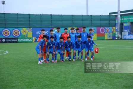 FIFA U-15: millimiz sonuncu matçına çıxacaq
