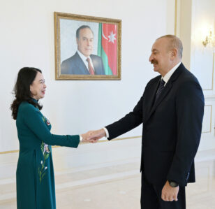 Prezident İlham Əliyev Vyetnamın Vitse-prezidenti ilə görüşüb – FOTO