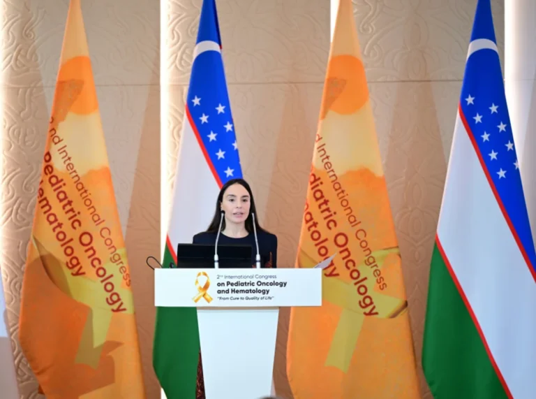 Leyla Əliyeva Özbəkistanda çıxış etdi - FOTOLAR
