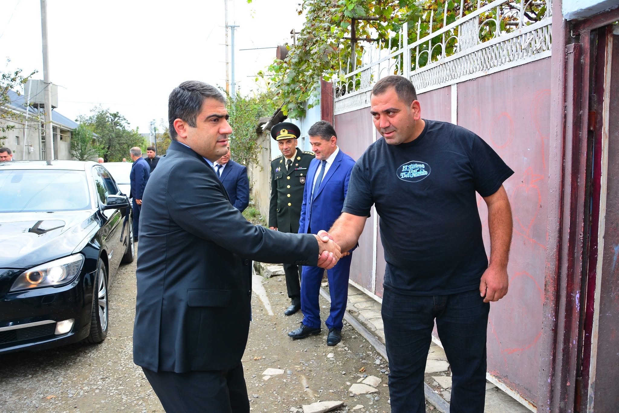 Ağstafada şəhid anası ziyarət olundu - FOTOLAR 2 Agstafa ziyaret 27.10 3