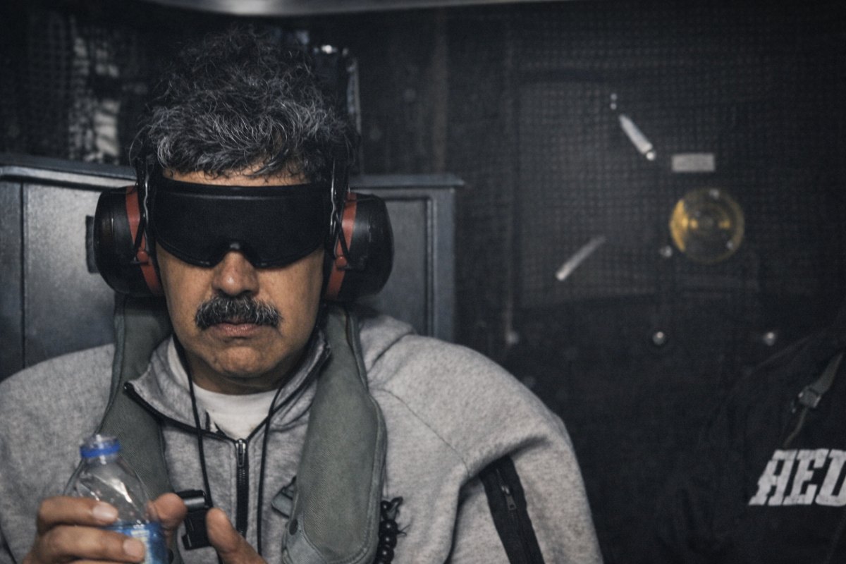 Nicolas Maduro on board the USS Iwo Jima