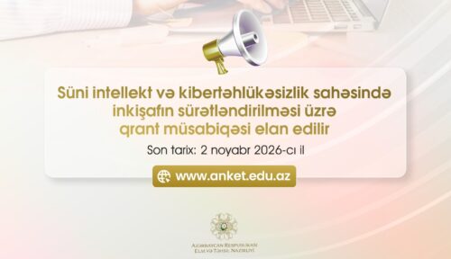 Yeni qrant müsabiqəsi elan edilir – Detallar
