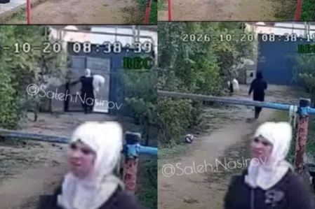 Bakıda qadınlar evi qarət etdi – Anbaan video