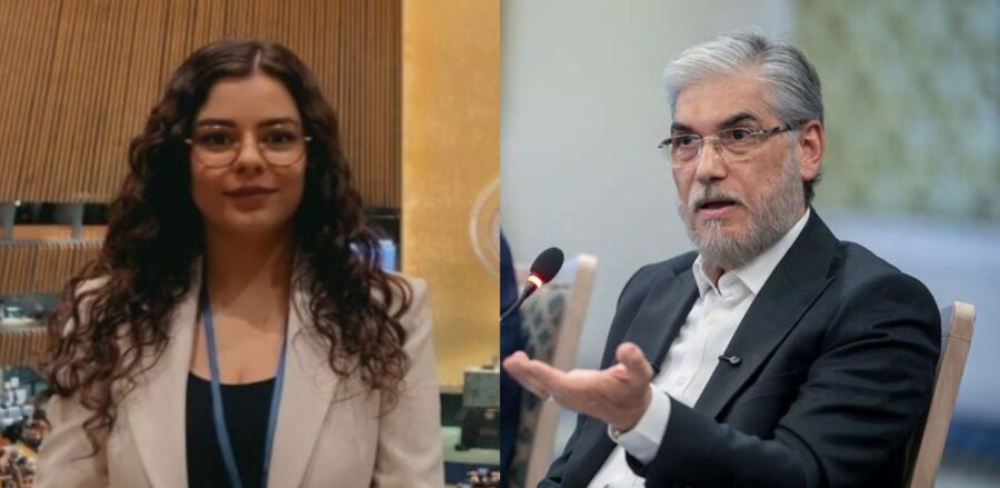 Güneyli xanımdan iranlı nazirə sərt sözlər: “Bunu ölkəsində tətbiq etsəydi…”