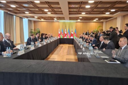 Azərbaycan-Gürcüstan Hökumətlərarası Komissiyasının XI iclası… – FOTOLAR