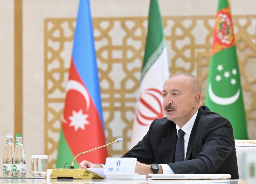 Xəzər Ekoloji Sammiti: Prezident çıxış etdi - FOTOLAR 6 xz 34
